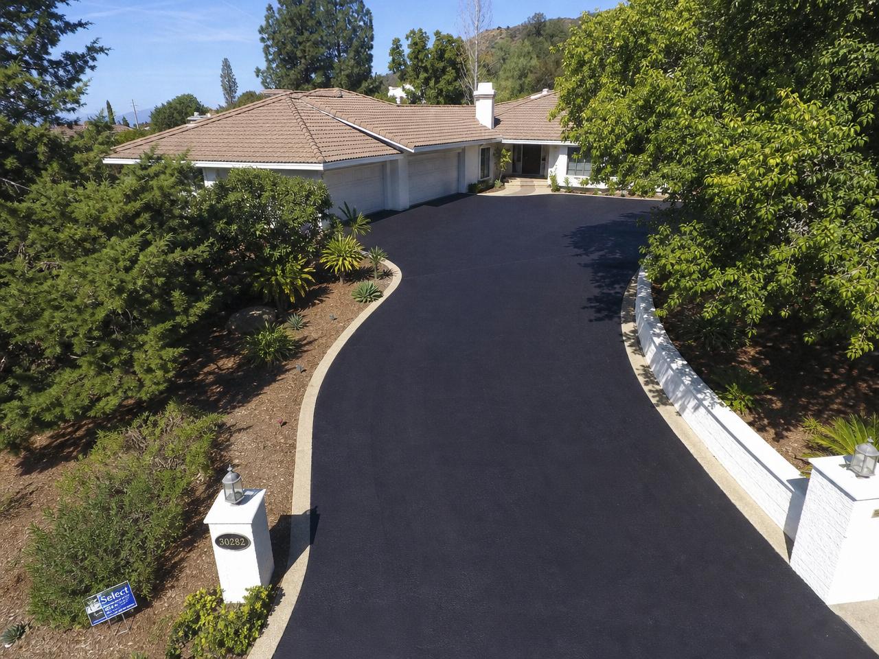 Curved Residential Drive